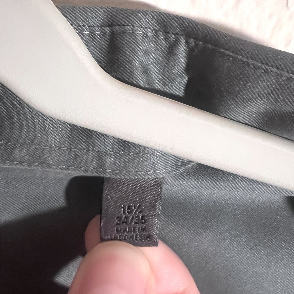 Calvin Klein Gray Button Up - Picture 4 of 5